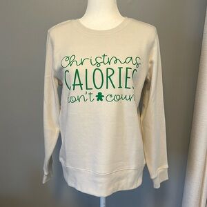 Holiday crewneck sweatshirt. Size S. NWOT